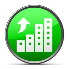 Apartment Buildings icon on a round button N2
