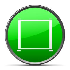 Projection Screen icon on a round button N20