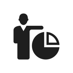 Businessman icon on a white background N37