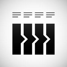 Flowchart icon on a white background N51