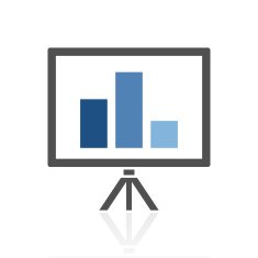 Presentation icon on a white background N3