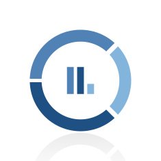 Donut Chart icon on a white background N19