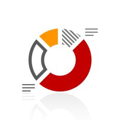 Donut Chart icon on a white background N20