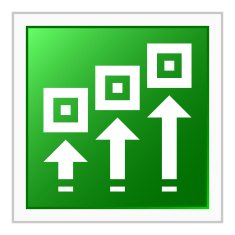 Logistics icon on a square button N9