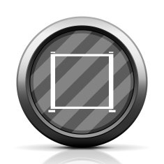 Projection Screen icon on a round button N24