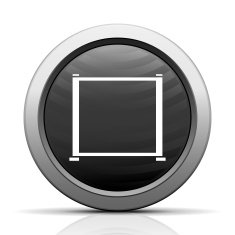 Projection Screen icon on a round button N25