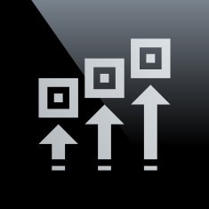 Logistics icon on a black background N5