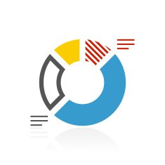 Donut Chart icon on a white background N26