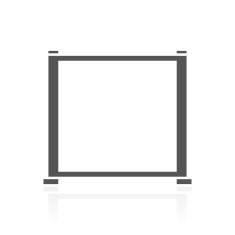 Projection Screen icon on a white background N20