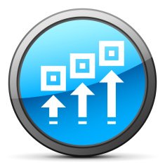 Logistics icon on a round button N20