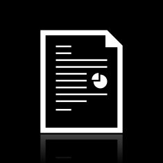 Document icon on a black background N20
