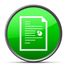 Document icon on a round button N90