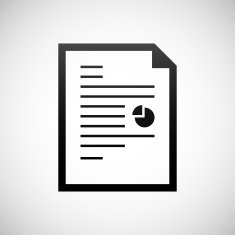 Document icon on a white background N65