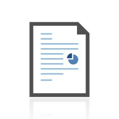 Document icon on a white background N68
