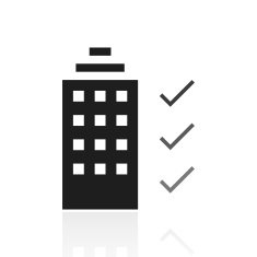 Office Building icon on a white background N27