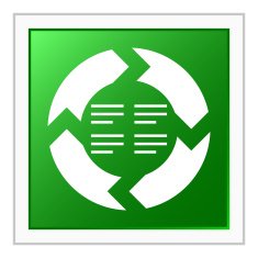 Chevron Chart icon on a square button N23