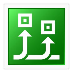 Conveyor icon on a square button N8