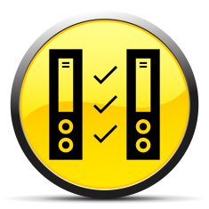 Network Server icon on a round button N34