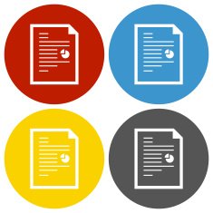 Document icon on circle buttons N19