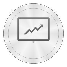 Projector Screen icon on a round button N22