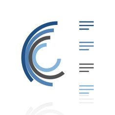 Radial Bar Chart icon on a white background N23