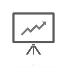Projector Screen icon on a white background N18