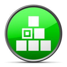 Logistics icon on a round button N33