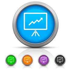 Projector Screen icon on round buttons N7