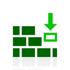 Wall icon on a white background N27