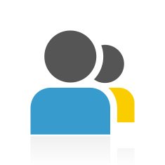 People icon on a white background N4
