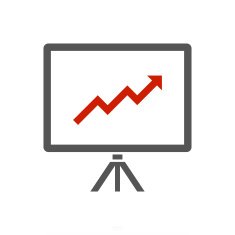 Projector Screen icon on a white background N24
