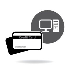 Credit card payments computer