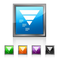 Pyramid icon on square buttons N8