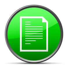 Document icon on a round button N101