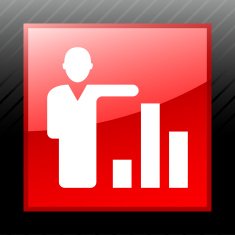 Businessman icon on a square button N62