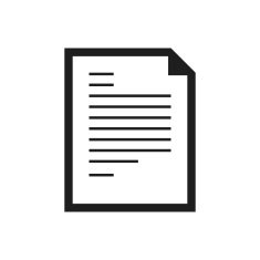 Document icon on a white background N76