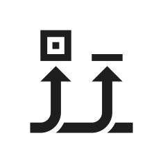 Conveyor icon on a white background N22