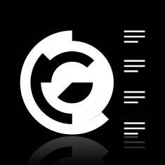 Coxcomb Chart icon on a black background N5