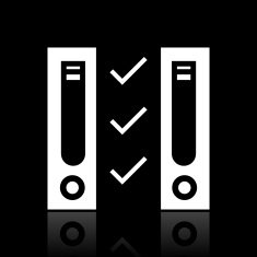 Network Server icon on a black background N9