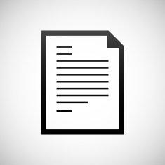 Document icon on a white background N78
