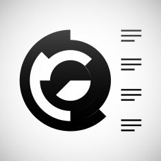 Coxcomb Chart icon on a white background N16