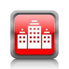 Office Building icon on a square button N26