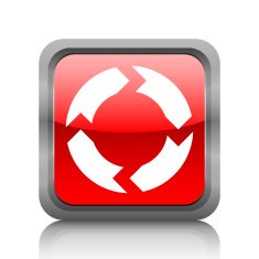 Chevron Chart icon on a square button N28