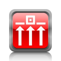 Logistics icon on a square button N20