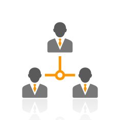 Leadership icon on a white background N9