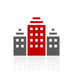 Office Building icon on a white background N41