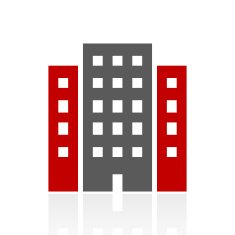 Office Building icon on a white background N42