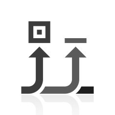 Conveyor icon on a white background N26