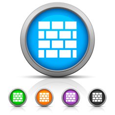 Wall icon on round buttons N10