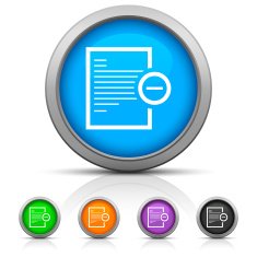 Document icon on round buttons N25